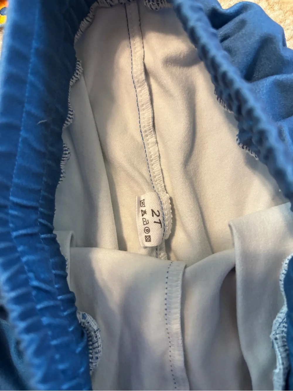 Texas Tushies comfortable blue